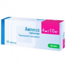 АМЛЕССА таблетки по 4 мг/10 мг №30 (10х3)
